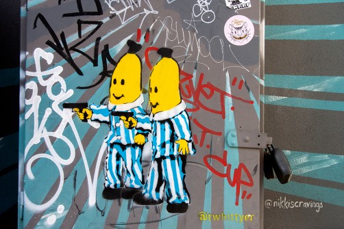 all-those-shapes_-_tom-whitty_-_banksy-bananas-in-pulp-fiction-pajamas_-_fitzroy
