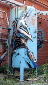 all_those_shapes_-_rashe_-_wall_jumper_blue_creature_-_yarraville