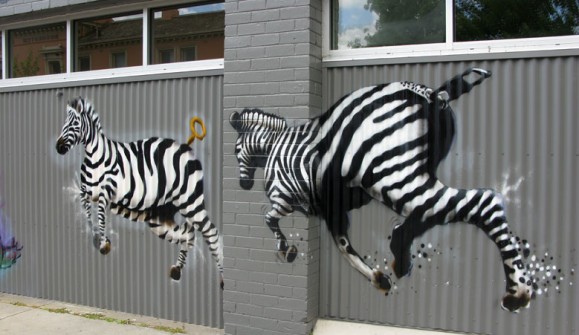 all-those-shapes-makatron-zebras-fitzroy