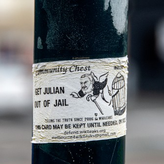all-those-shapes_-_messages_sticker-art_melbourne-4-wikileaks_-_community-chest-get-julian-out-of-jail_-_brunswick