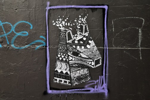 all-those-shapes_-_paste-up_-_pinata-pastie-deer_-_city