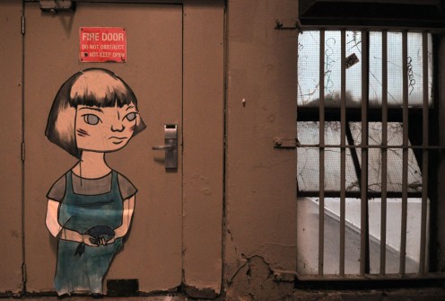 all-those-shapes_-_paste-up_-_whale-girl_-_city