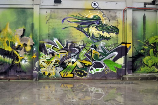all-those-shapes_-_putos_-_green-dragon-float_-_fitzroy